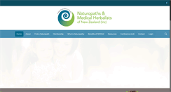 Desktop Screenshot of naturopath.org.nz